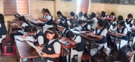 मलकापूरातील कन्या शाळेत बुद्धिमत्ता चाचणी